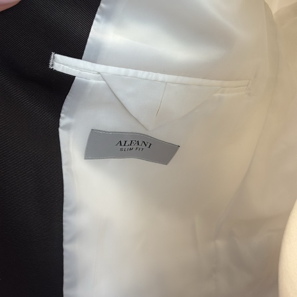 NWT Alfani Men’s White Slim Fit Blazer - Picture 8 of 10